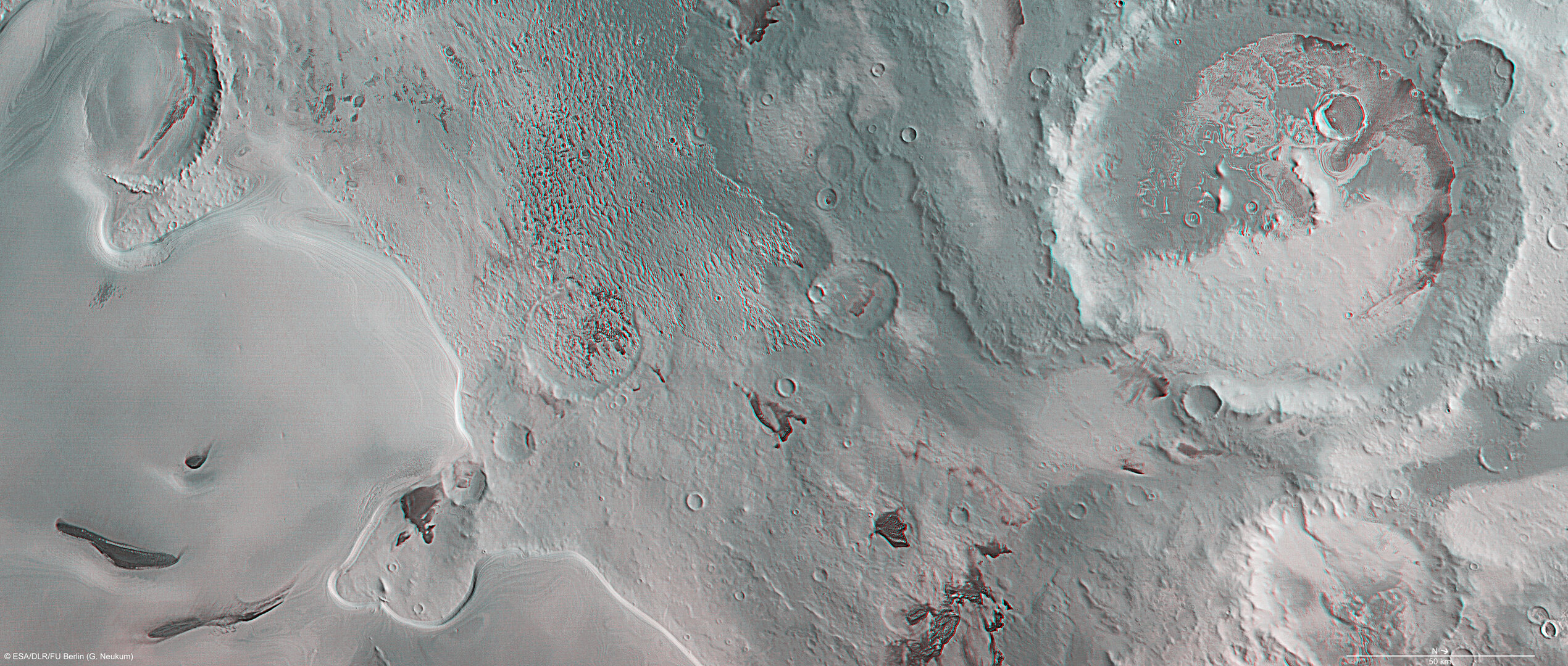 Promethei Planum in 3D