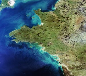 Western France observed by Envisat