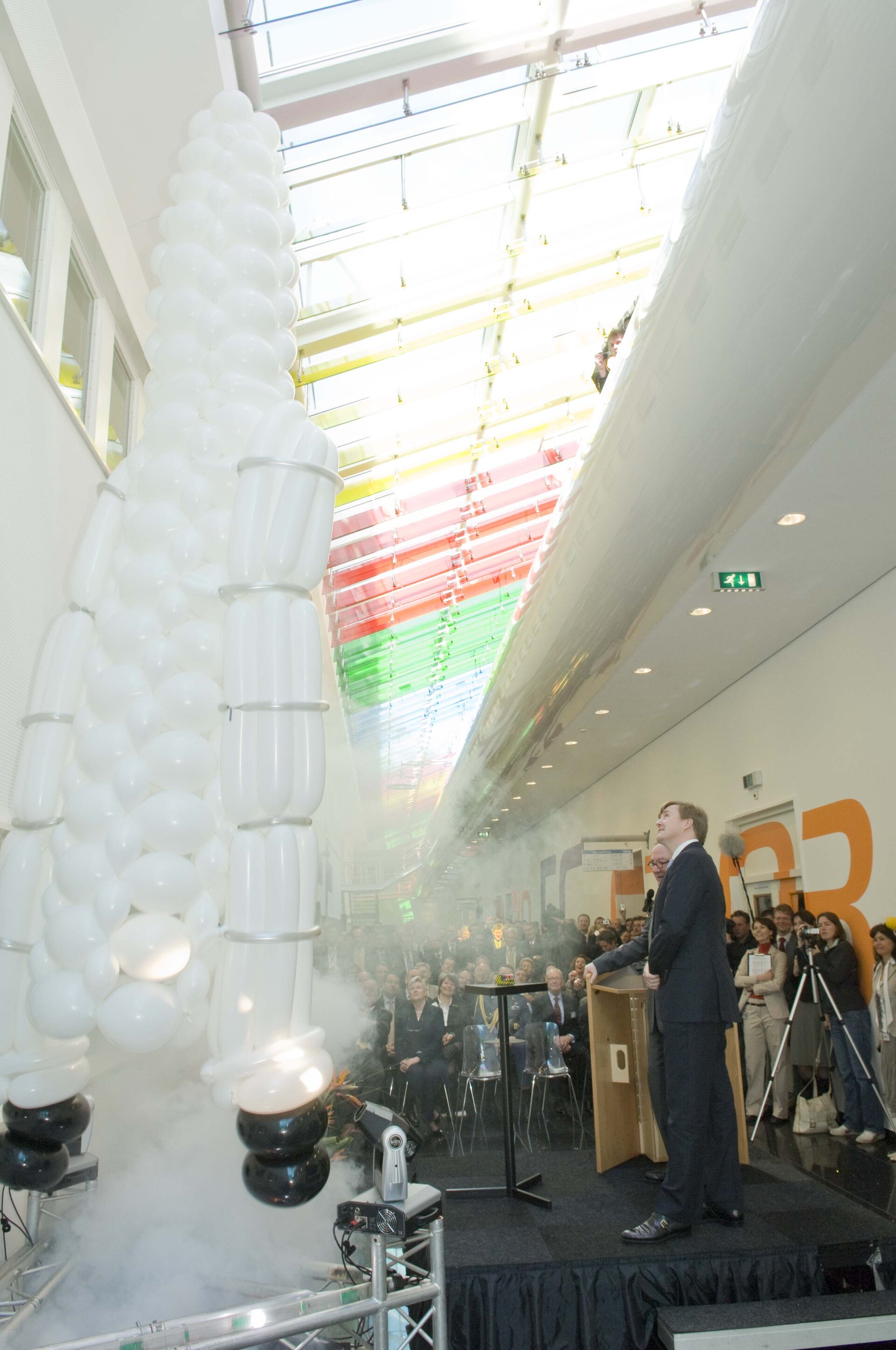 Opening van het nieuwe laboratoriumgebouw van ESA's onderzoekscentrum ESTEC