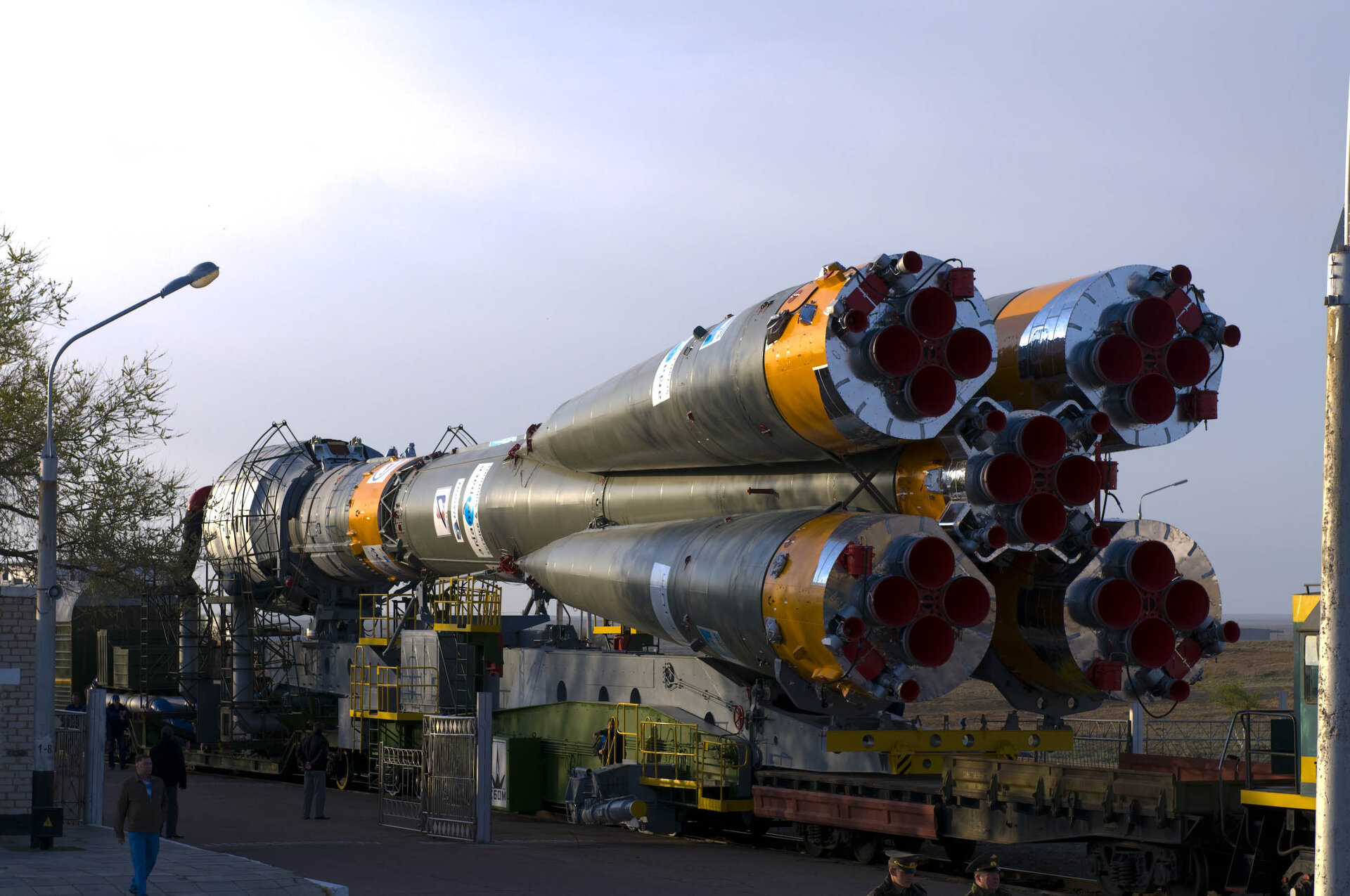 Soyuz-Fregat launch vehicle carrying GIOVE-B