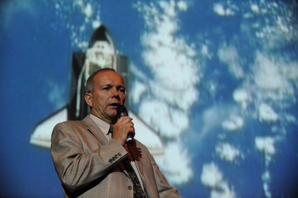 ESA astronaut Hans Schlegel at SpaceOps 2008