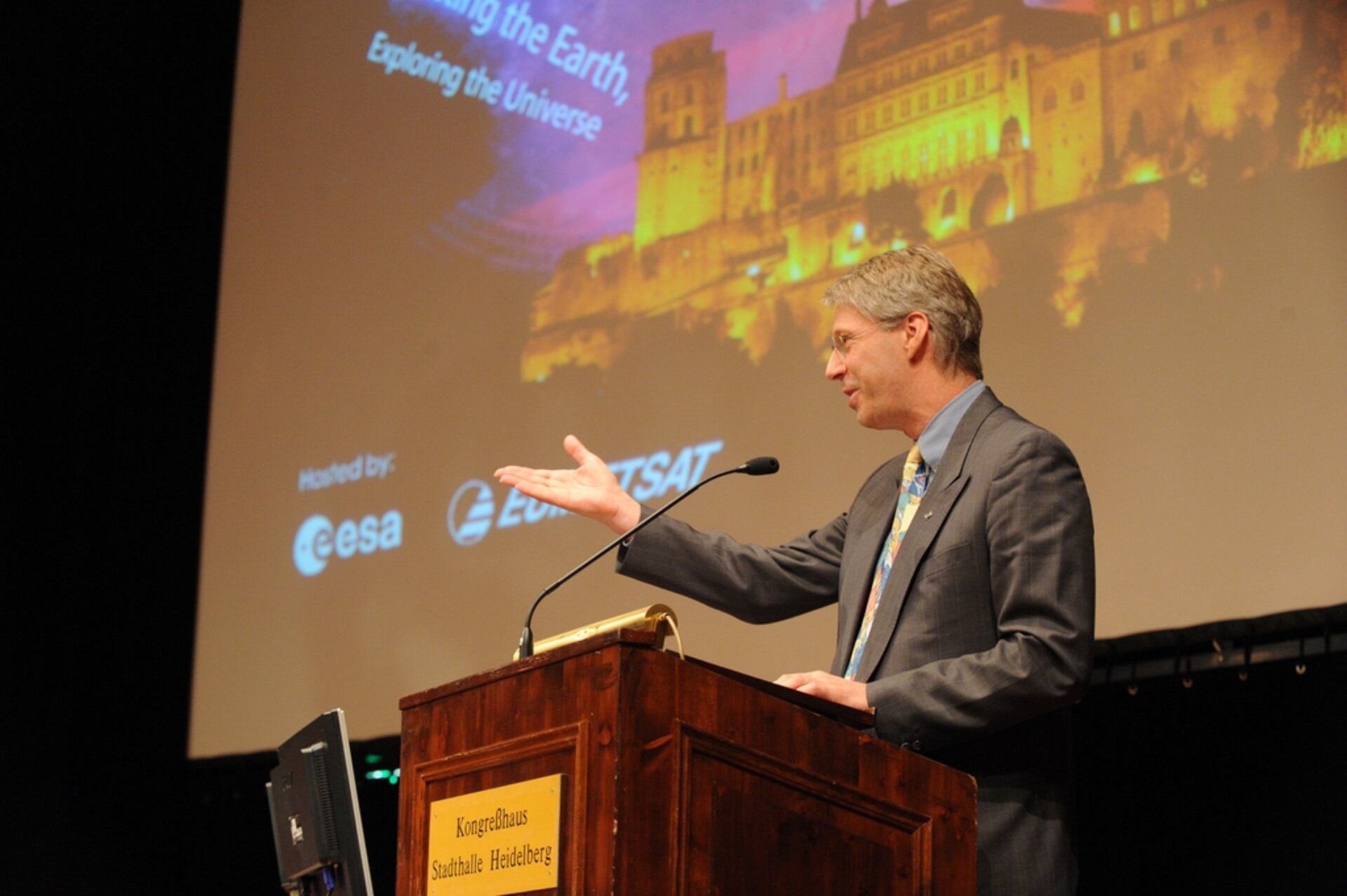 Former ESA Astronaut Thomas Reiter at SpaceOps 2008