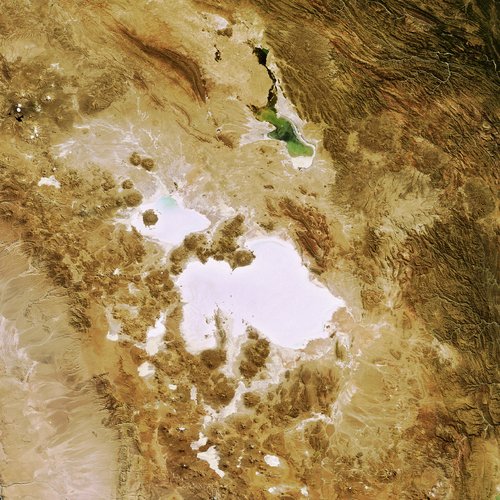 Salty plain in Bolivia
