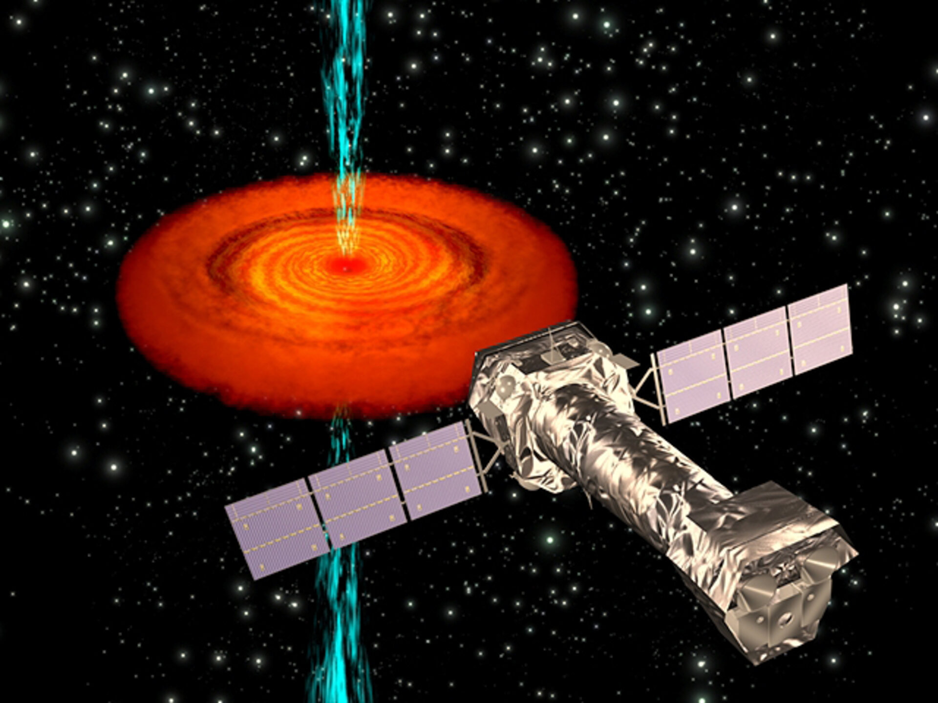 An artist's impression of XMM-Newton