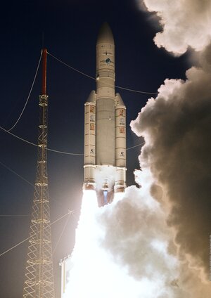Ariane 5 ECA V184 liftoff