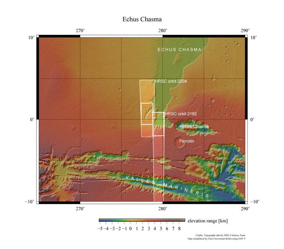 Echus Chasma context map