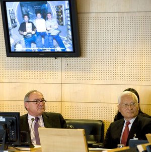 Heads of International Space Station Agencies meeting at ESA Headquarters, Paris