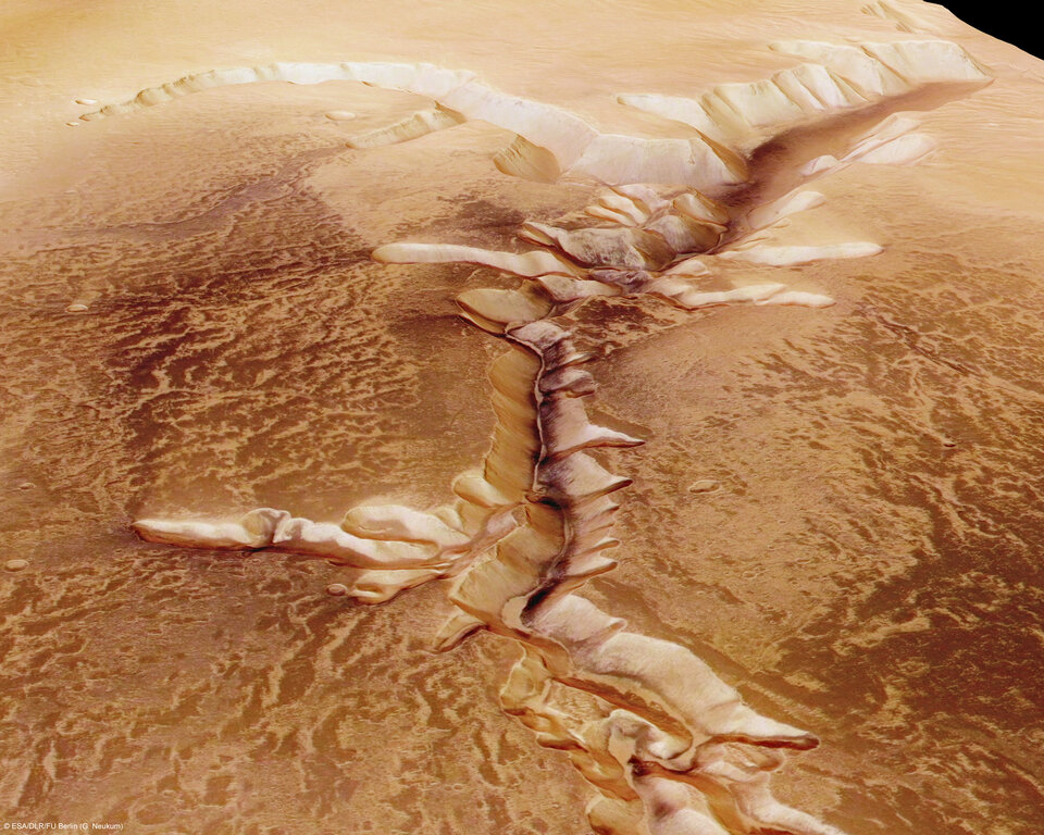 Perspective view of Echus Chasma