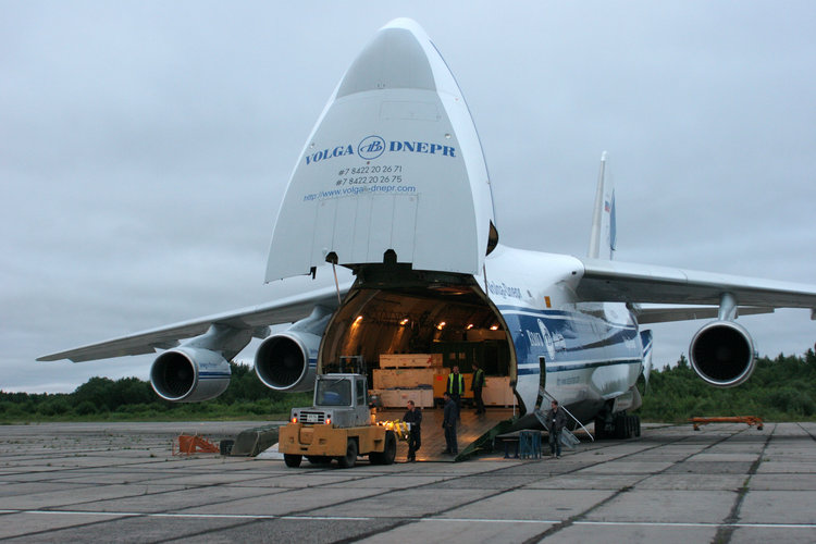 Safe arrival for GOCE at Arkhangelsk