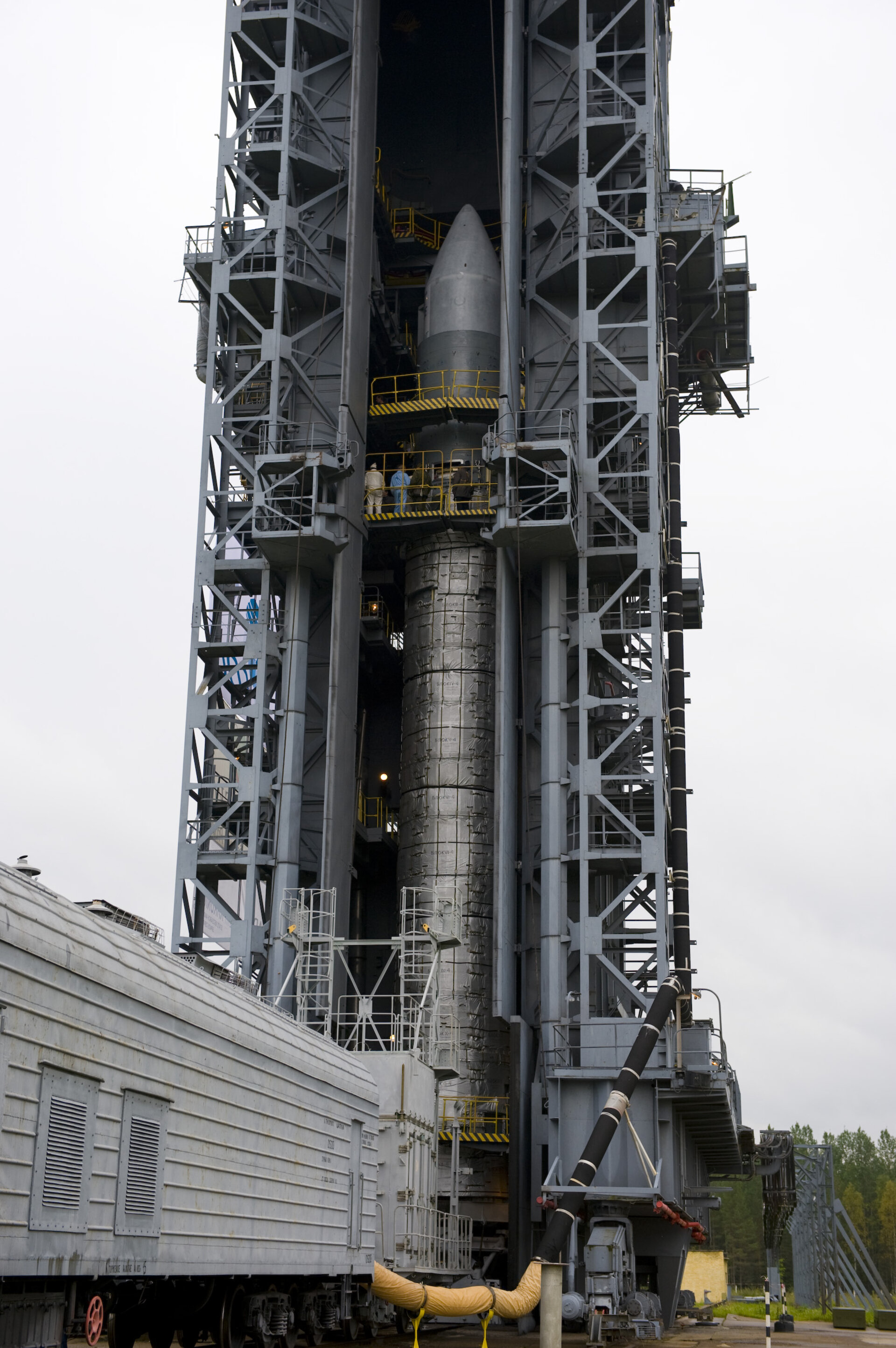 GOCE on the launch pad