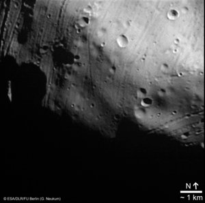 Details of Phobos’s surface