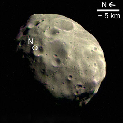 First HRSC colour image of Phobos