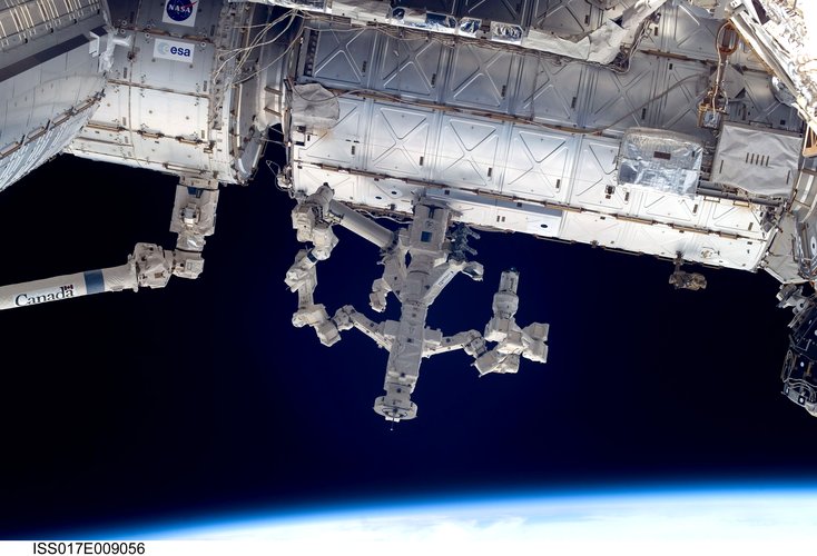 The Canadian-built Dextre, also known as the Special Purpose Dextrous Manipulator