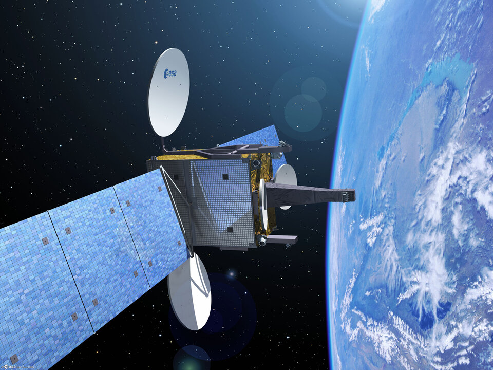 Artist impression of Small GEO satellite