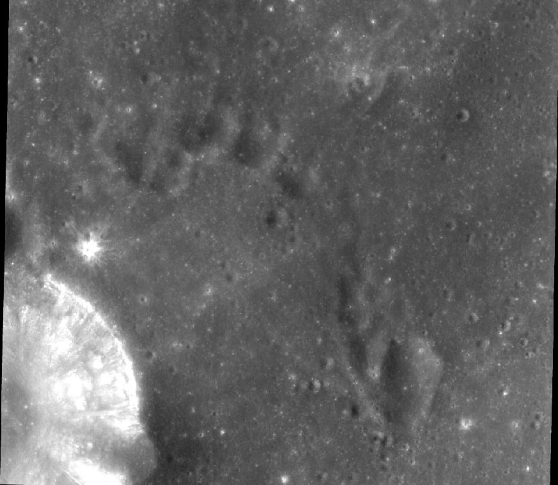 Chandrayaan-1 image of the Moon's surface