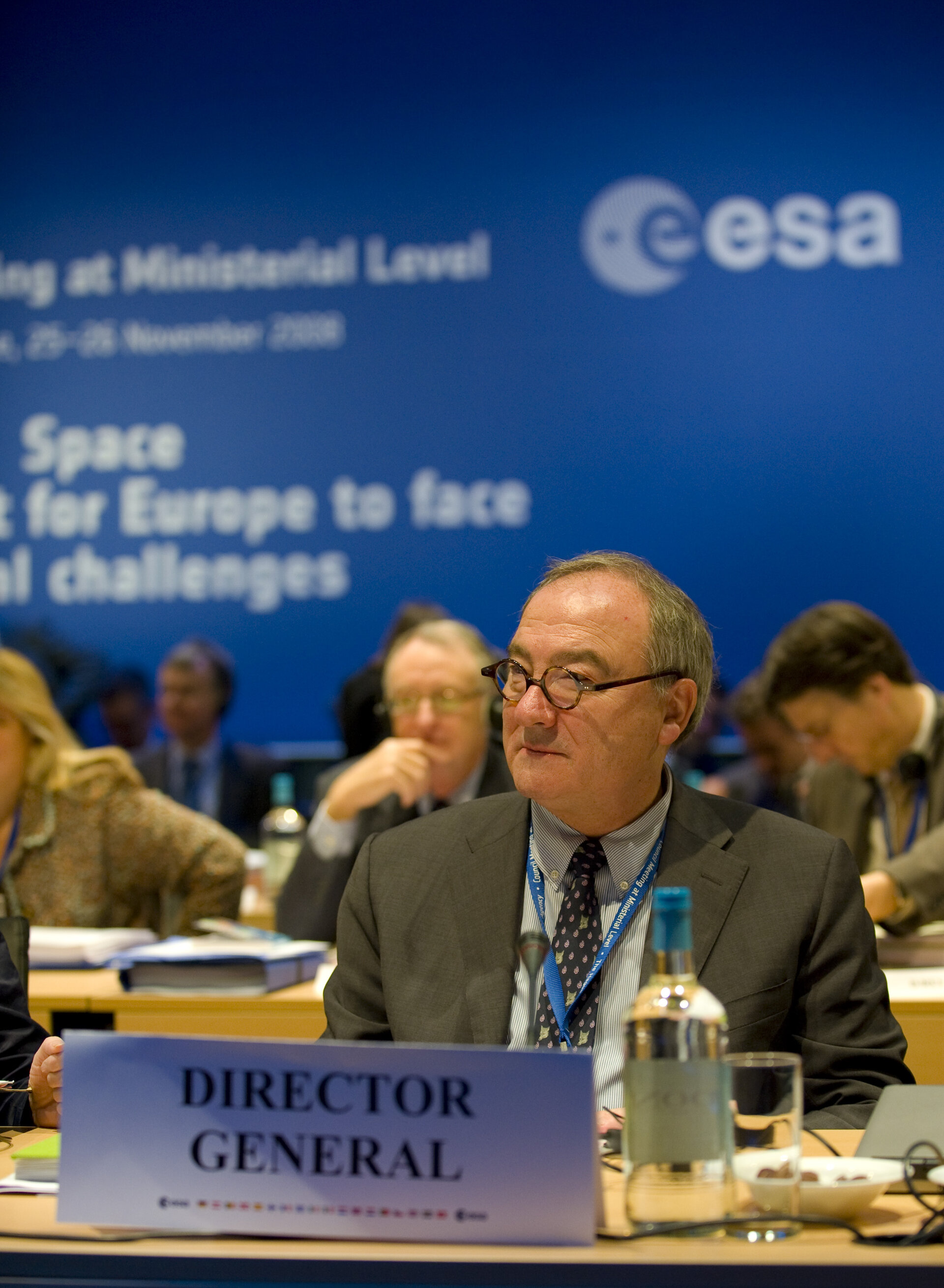 ESA Director General Jean-Jacques Dordain during the ESA Council at Ministerial Level