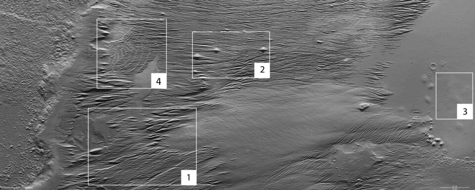 Euminedes Dorsum, annotated nadir view