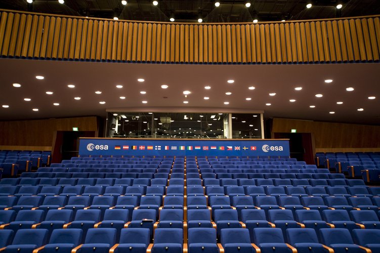 Rear of main conference room, World Forum Convention Centre