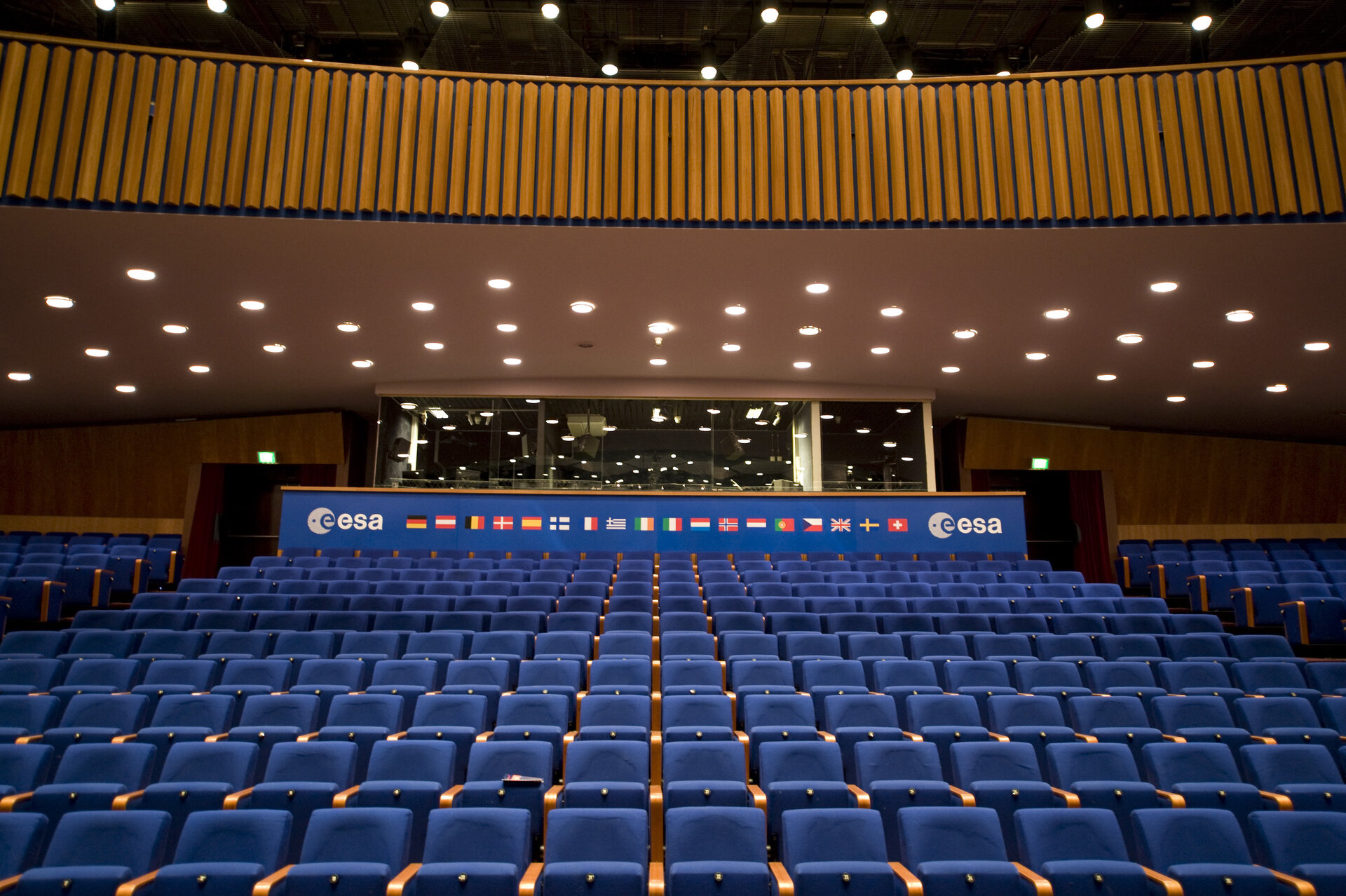 Rear of main conference room, World Forum Convention Centre