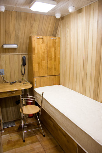 A bedroom inside the Mars500 facility