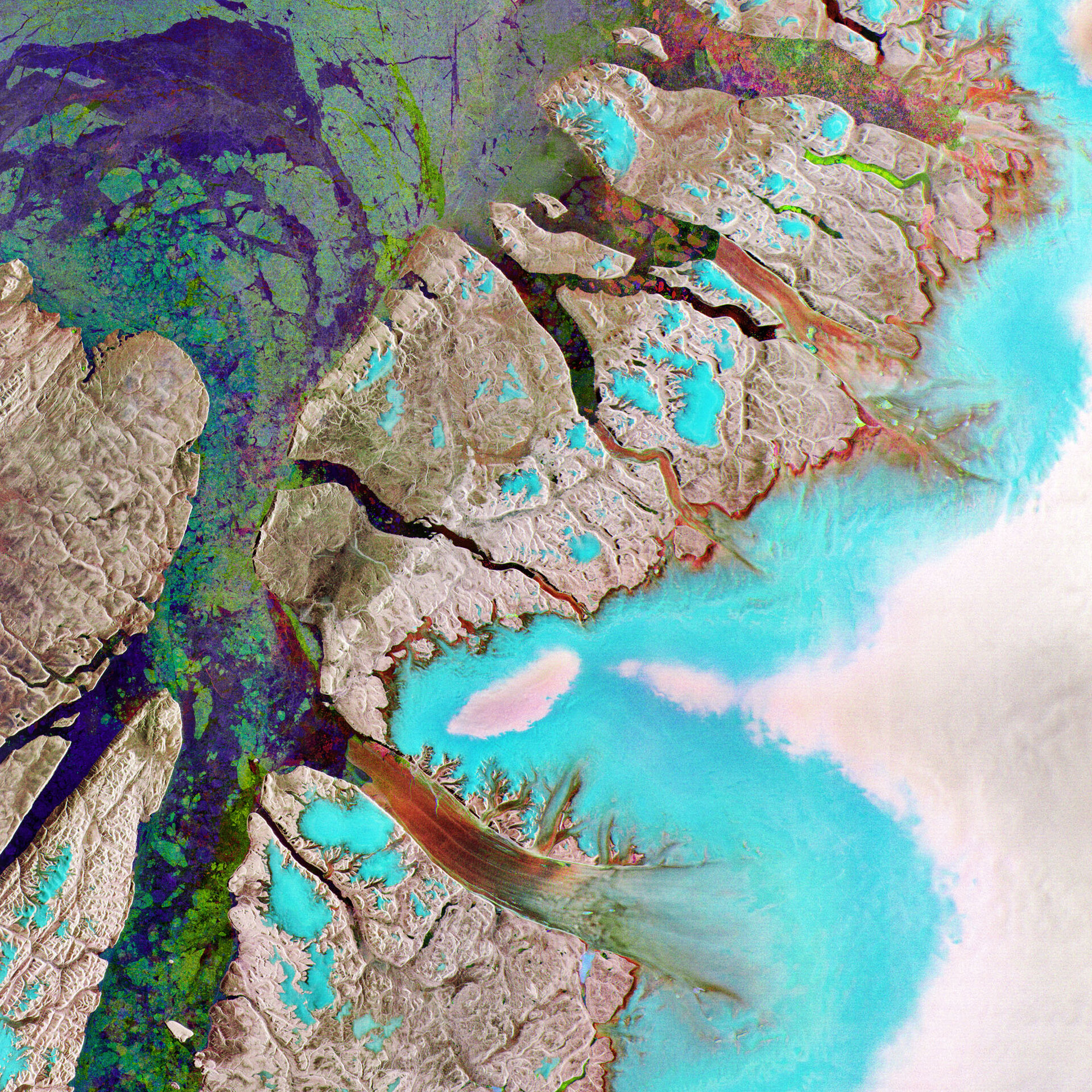 Ellesmere Island and northwestern Greenland