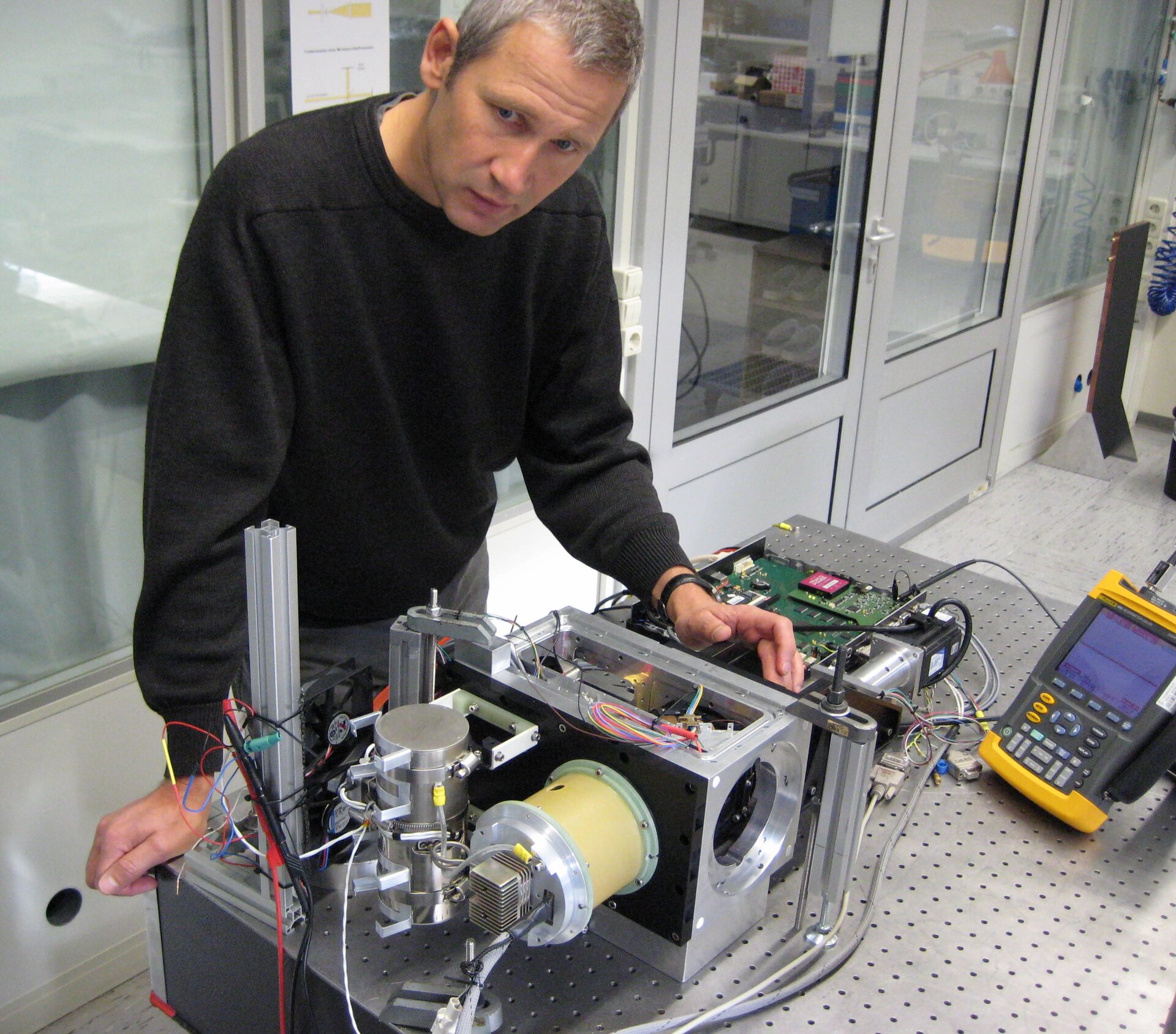 Infrared instrument in lab