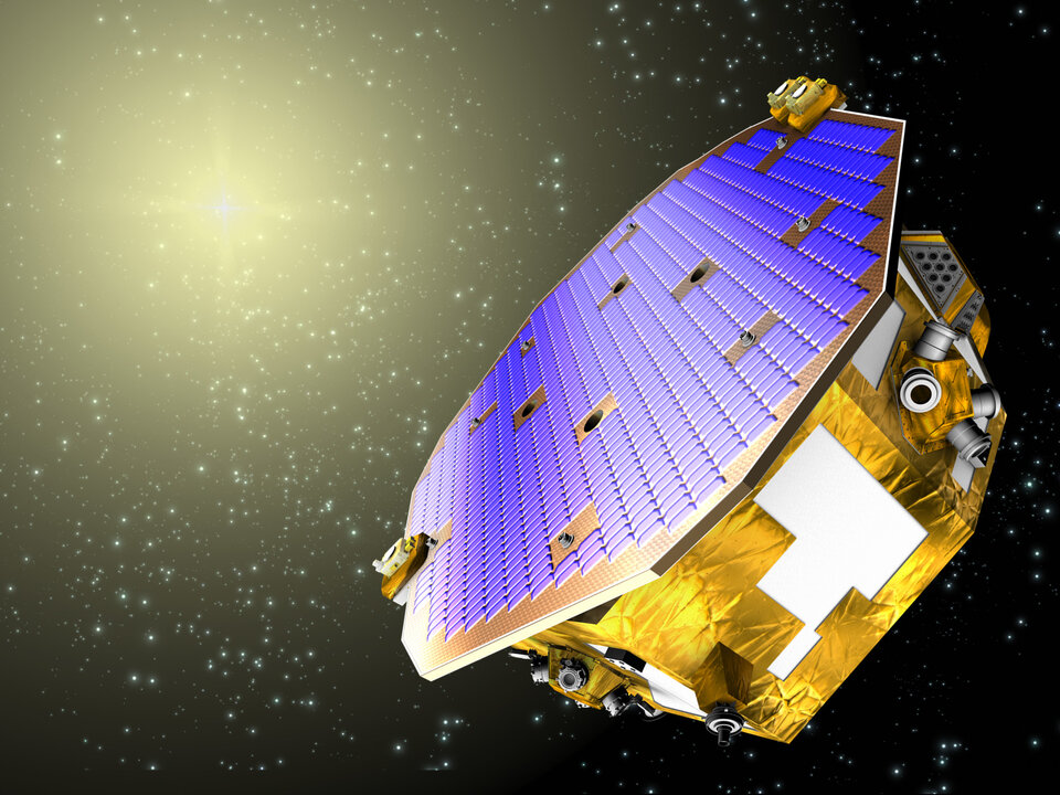LISA Pathfinder 1.5 million km from Earth