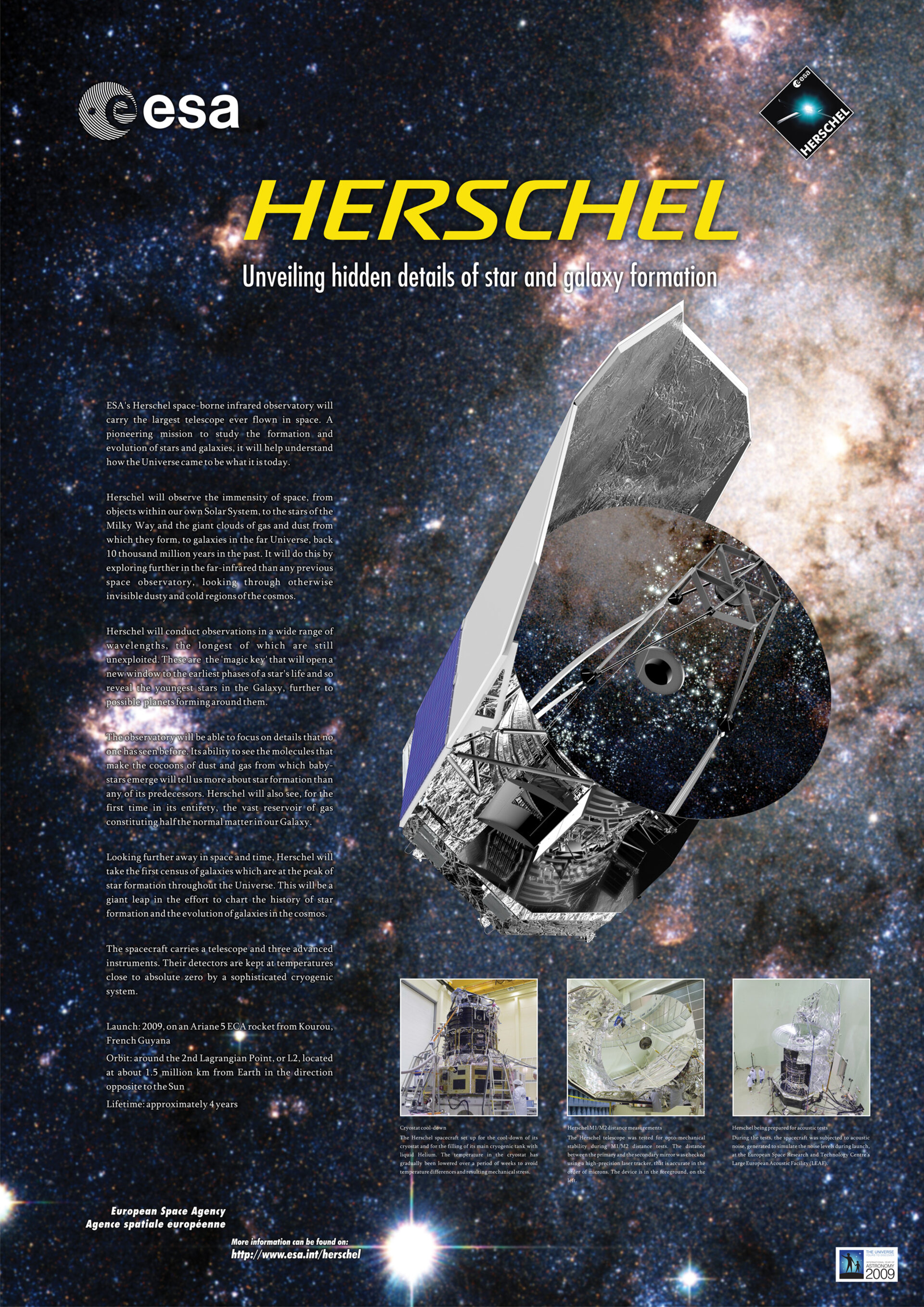 ESA - Herschel - Hoja resumen de la misión