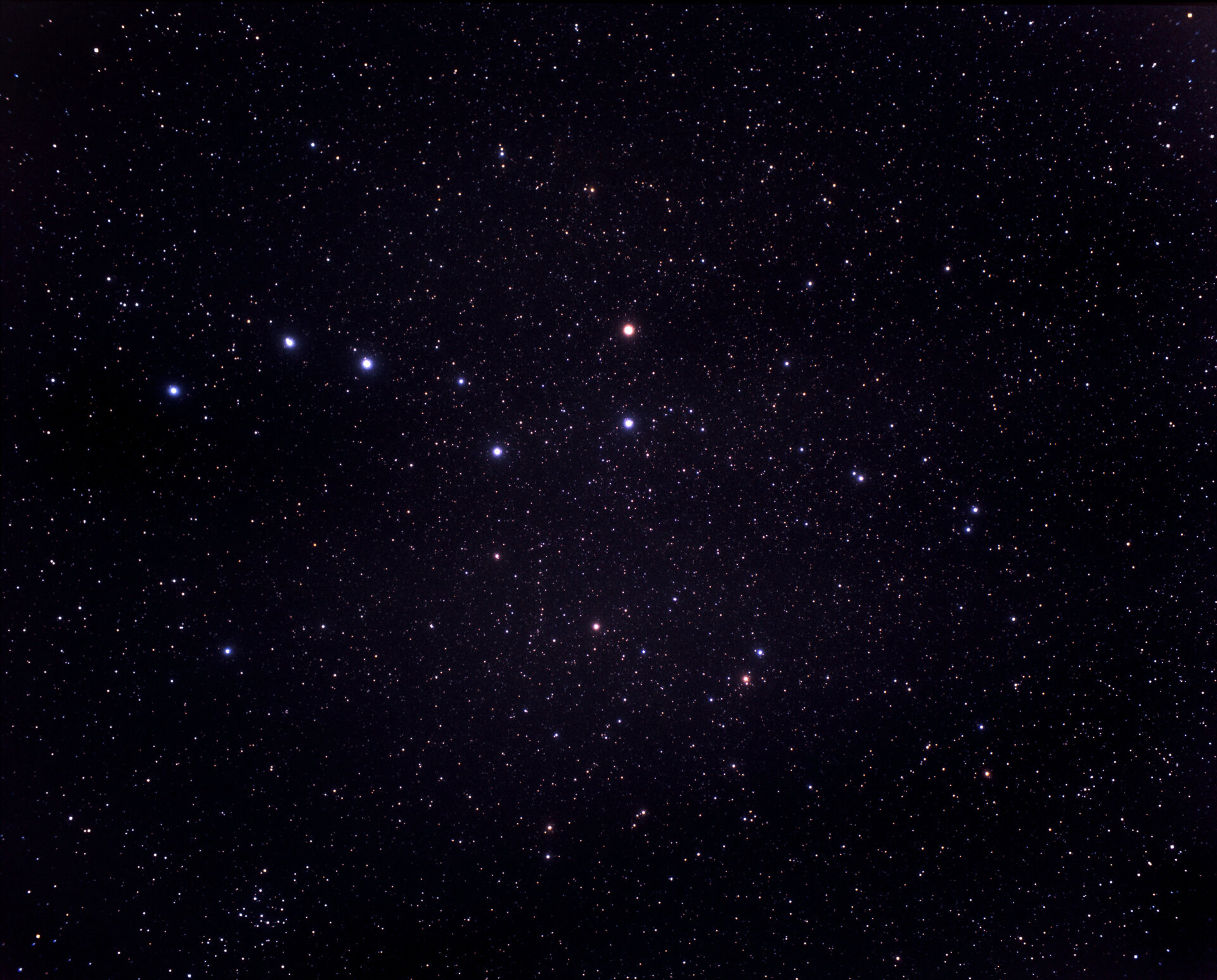 Ursa Major and Coma Berenices, wide-field view