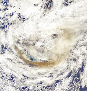 Volcanic plume from Kasatochi