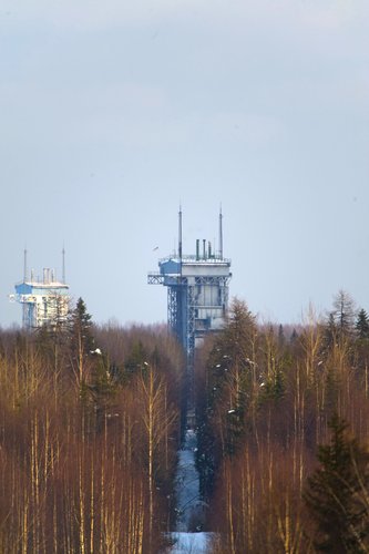 Rockot launch tower