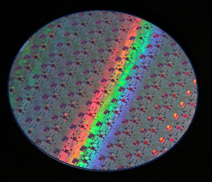 STMicroelectronics Crolles site, 300mm silicon wafer