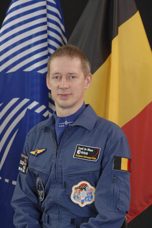 ESA astronaut Frank De Winne