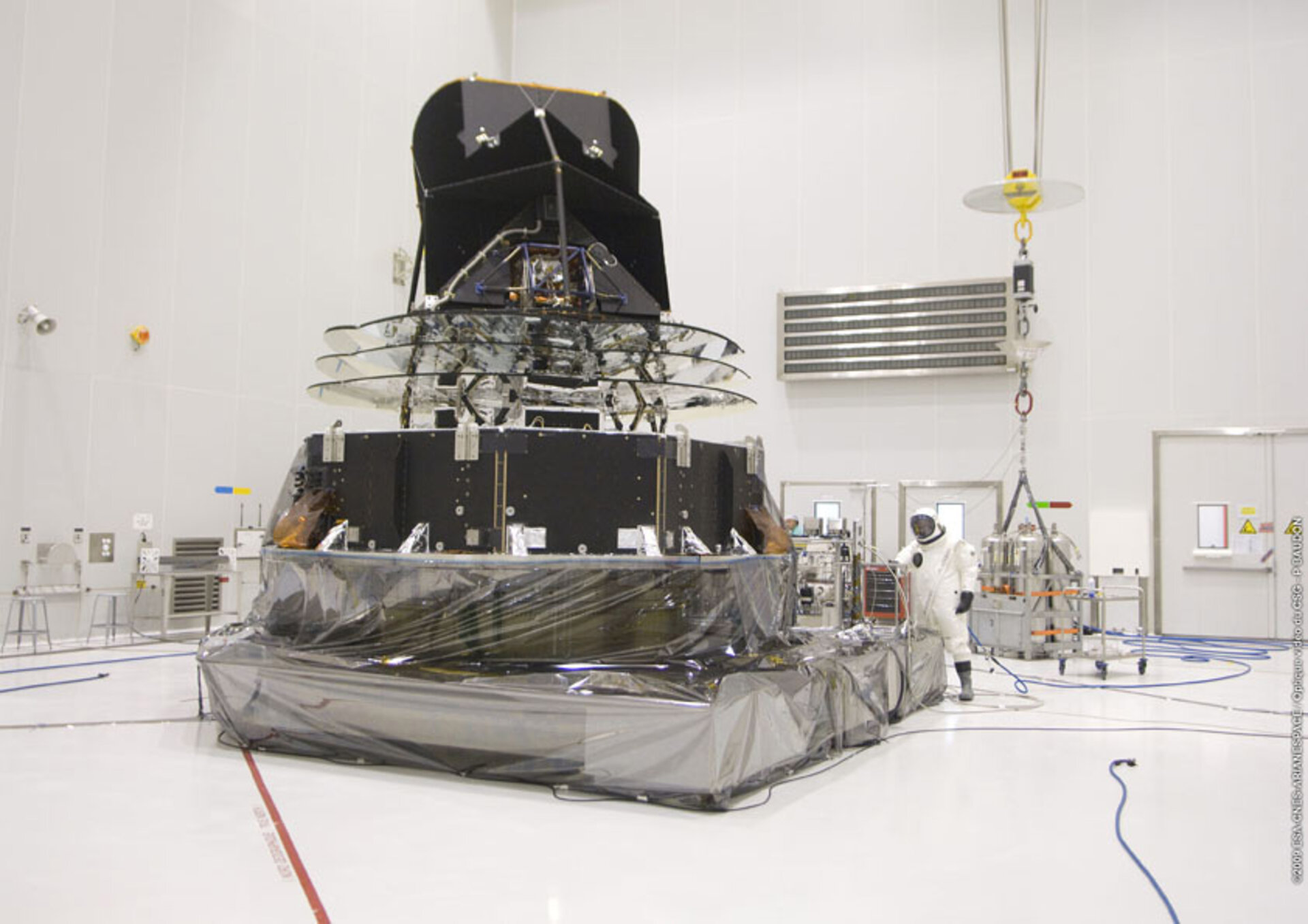 Planck on lähes valmiina liitettäväksi kantorakettiin
