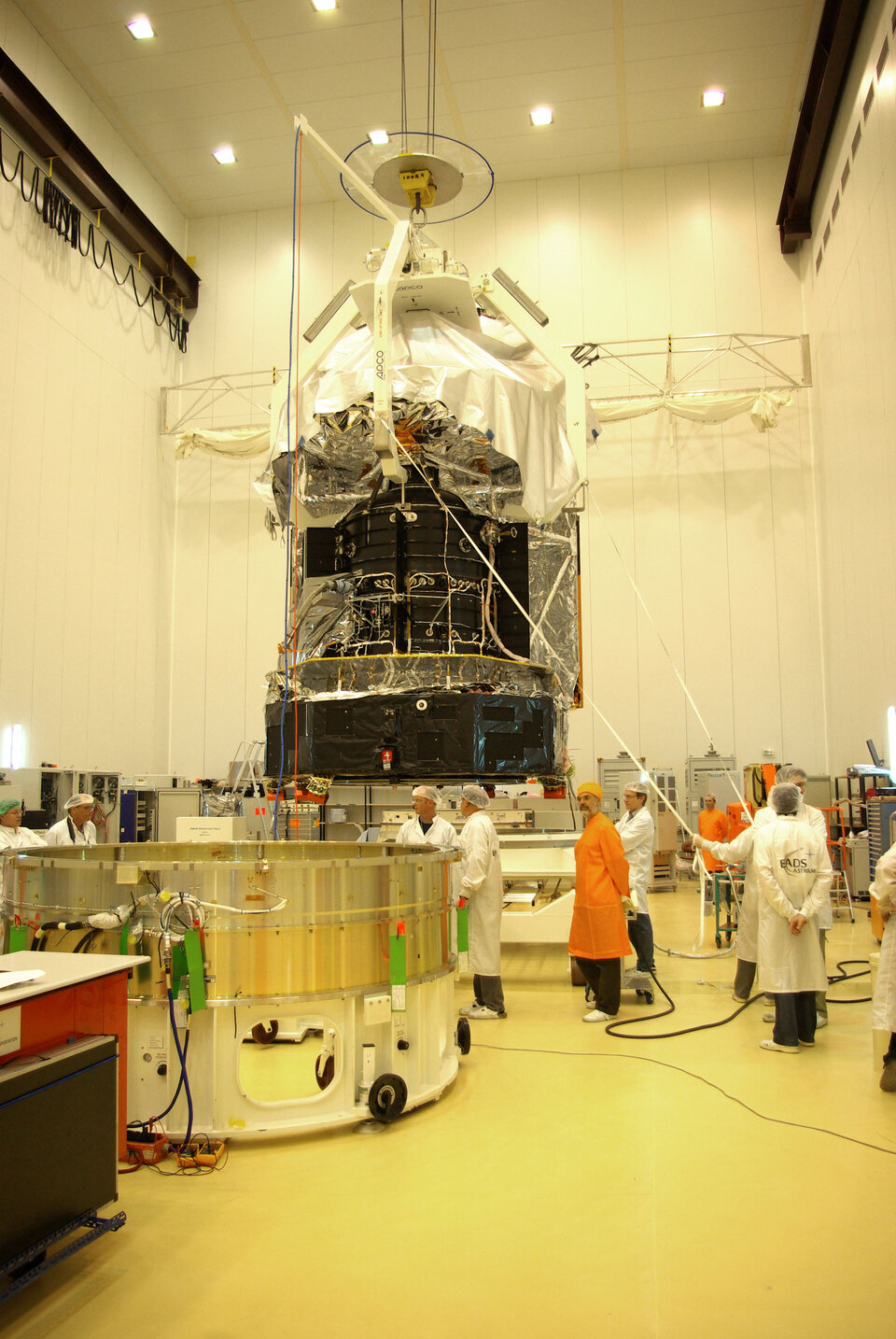 Herschel laukaisuvalmisteluissa Kouroun avaruuskeskuksessa