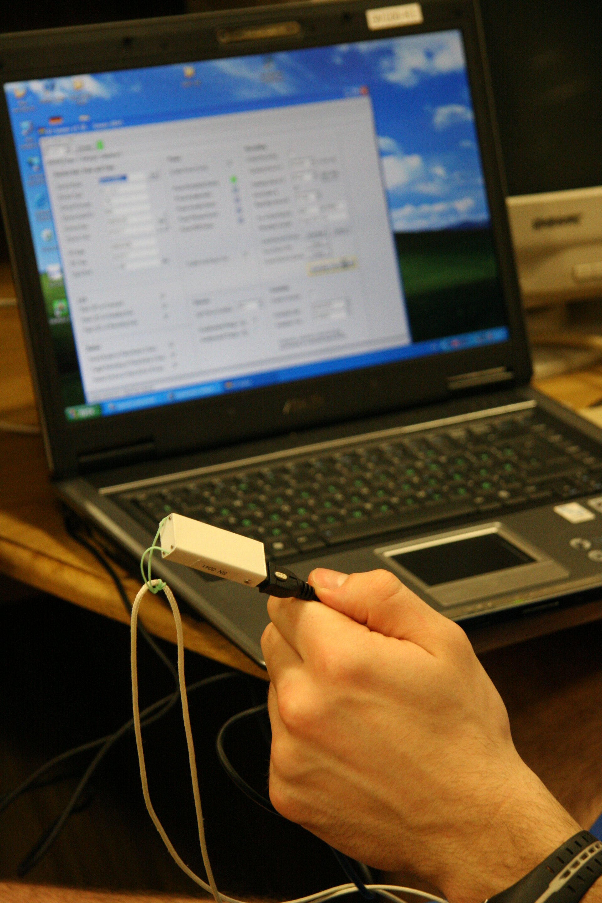 Light sensor worn by the Mars500 crew