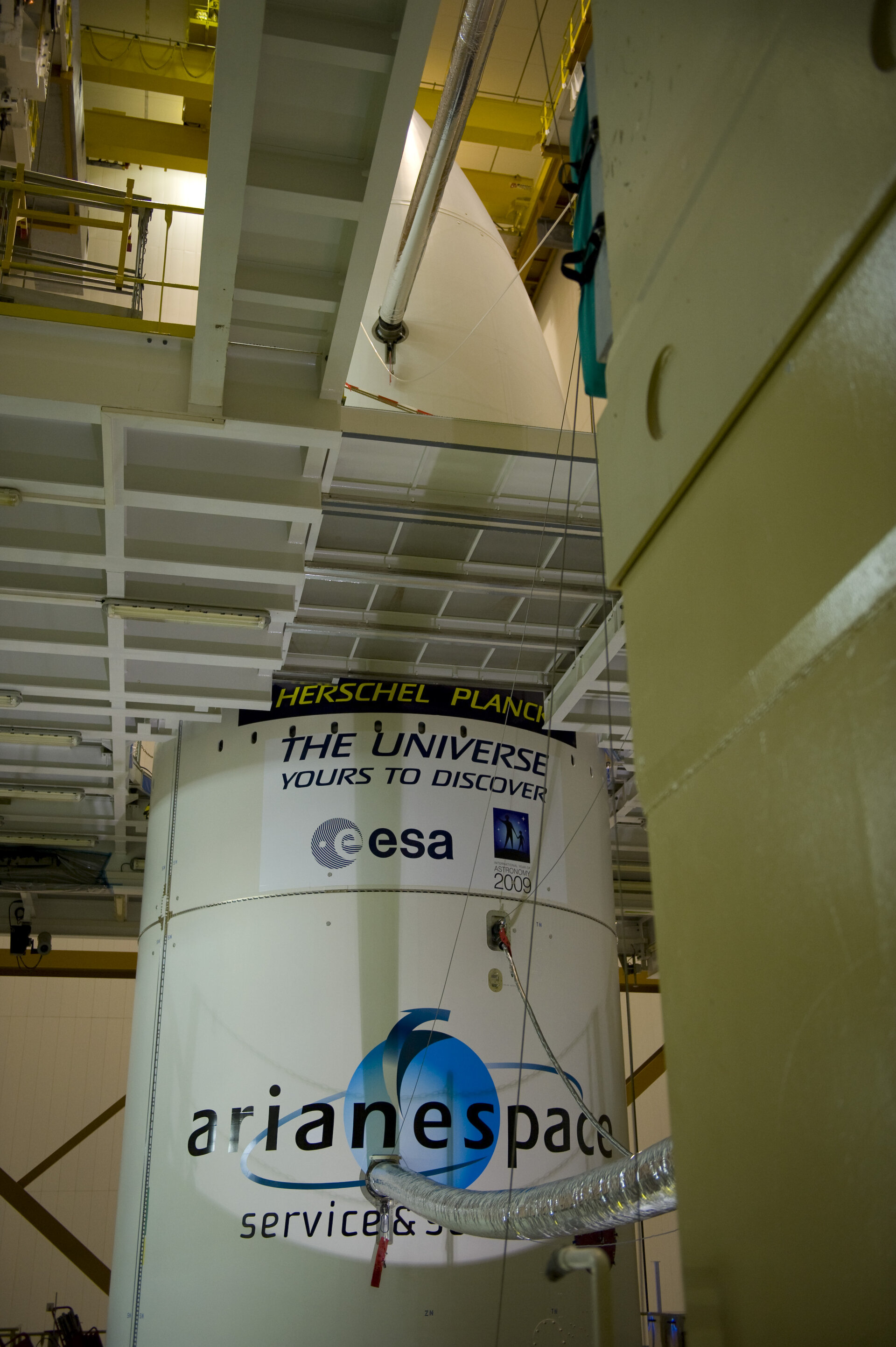Ariane 5 carrying Herschel and Planck