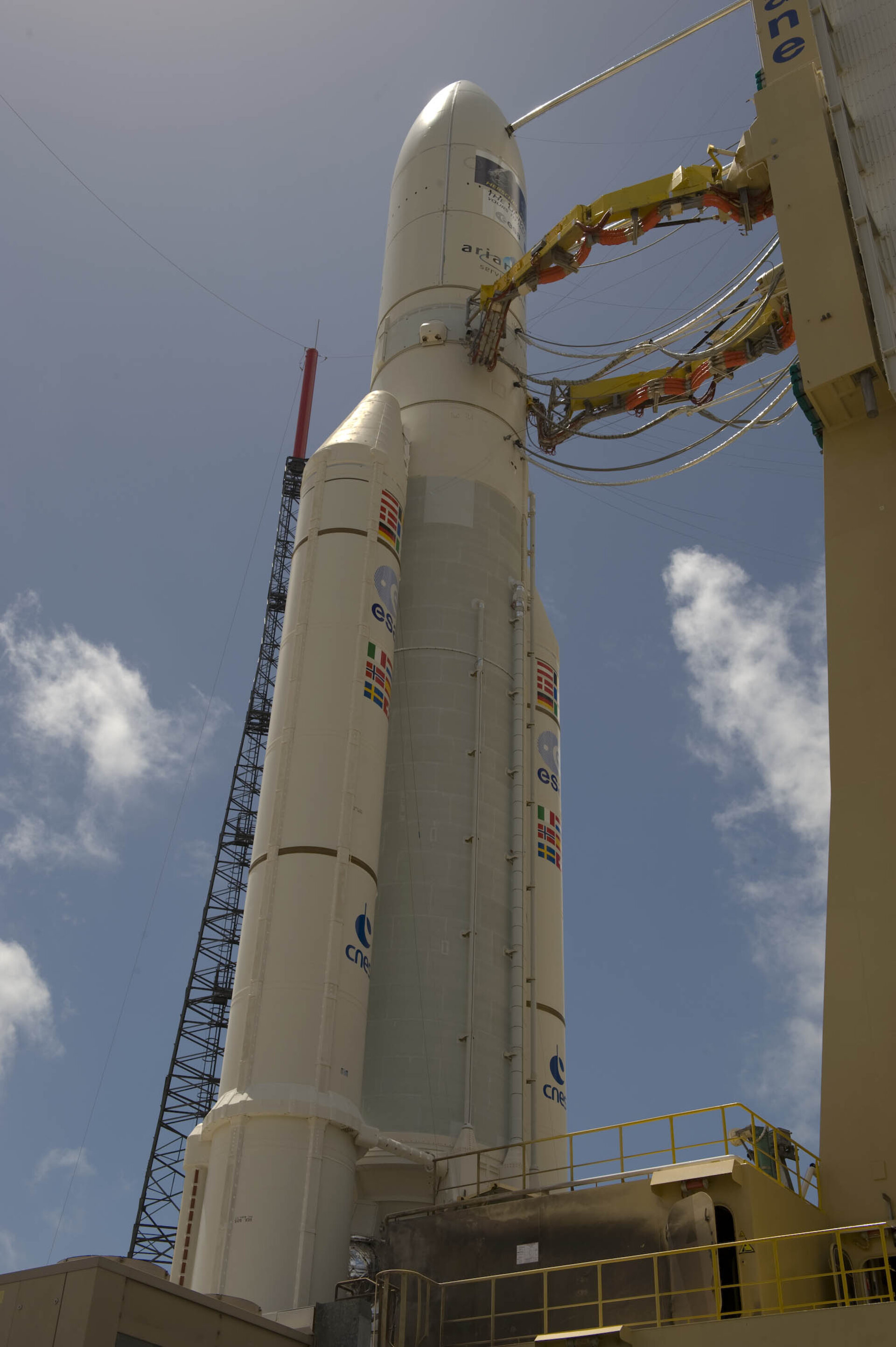 Ariane 5 enclosing Herschel and Planck