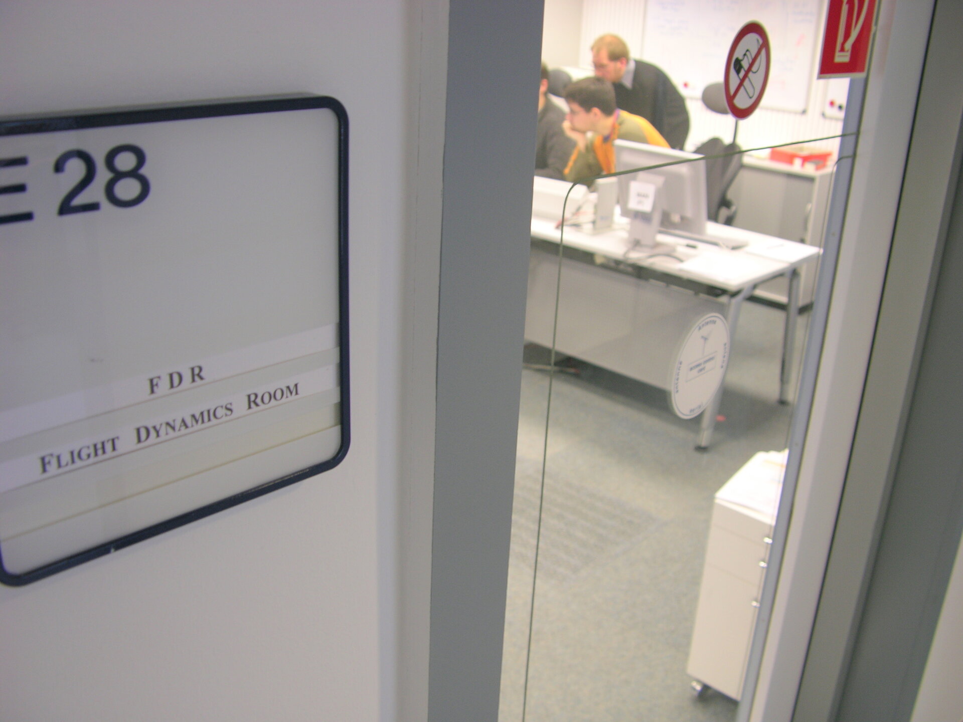 Where it all happens: Flight Dynamics Room at ESOC