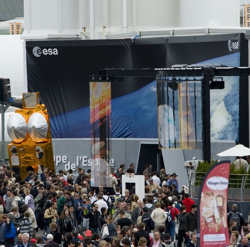 External view of the ESA Pavilion, Paris Air Show