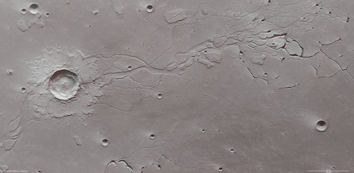 Hephaestus Fossae in 3D