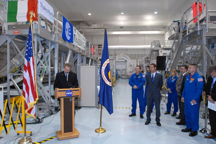 Node 3 welcoming ceremony at NASA's Kennedy Space Center, Florida