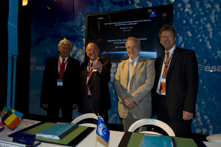 Signature of the Long-Lead Items Contracts for the Galileo FOC satellites