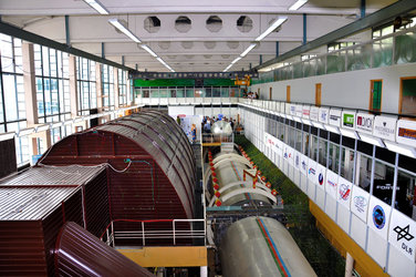 An exterior view of isolation facility at the Russian Institute of Biomedical Problems in Moscow