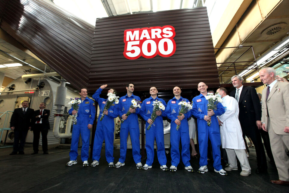 A crew of six completed a 105-day stay in the facility last July