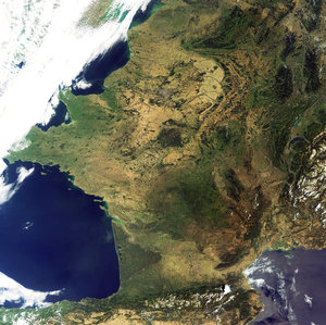 Cloud-free France