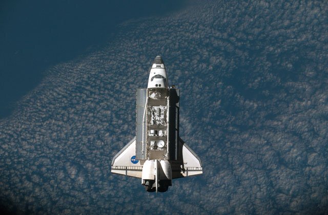La navette spatiale Endeavour, photographiée depuis la station spatiale