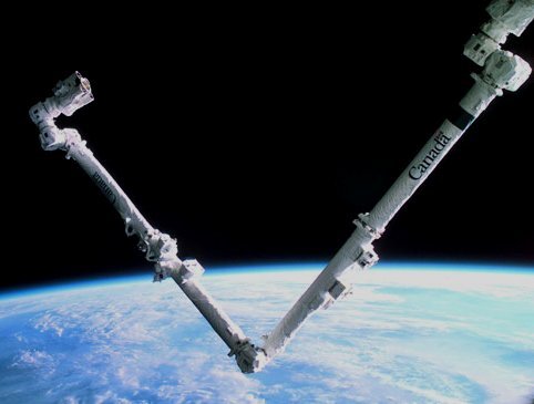 Canadarm2, the robotic arm I used to relocate the PMA-3 adapter