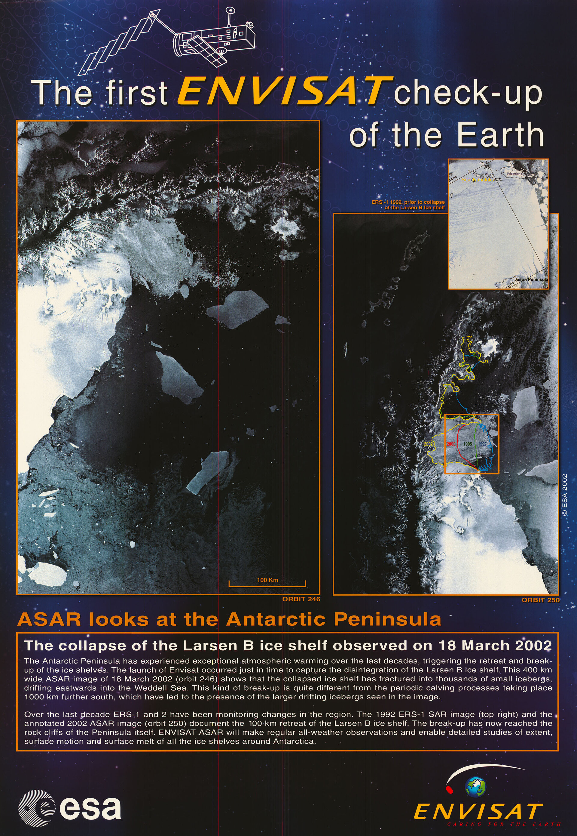 Larsen B ice shelf collapse 2002