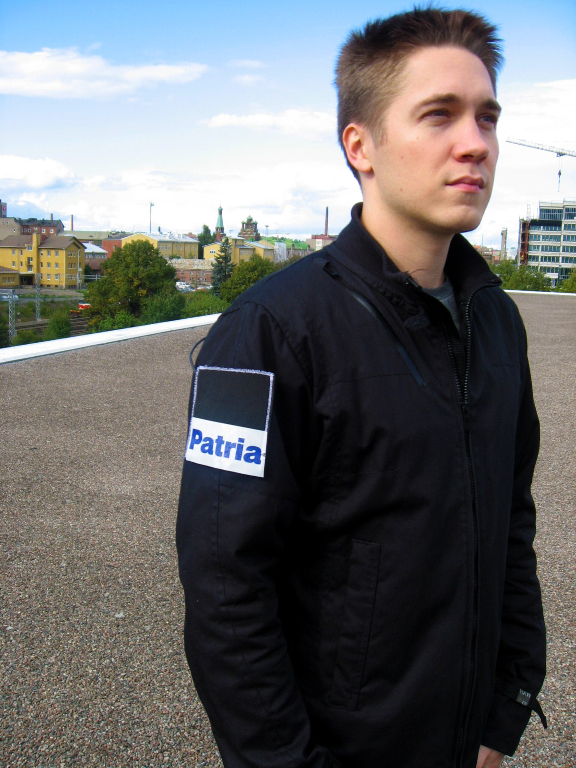 Det finska föetaget Patria har tagit fram en antenn av tyg
